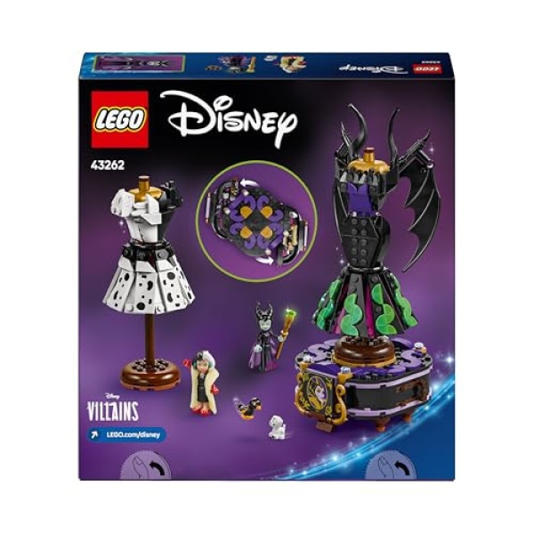 LEGO Disney Villains Maleficent & Cruella De Vil Dress 43262 - Image 9