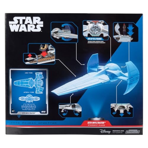 Star Wars 10-Inch Micro Galaxy Squadron Sith Infiltrator - Image 9