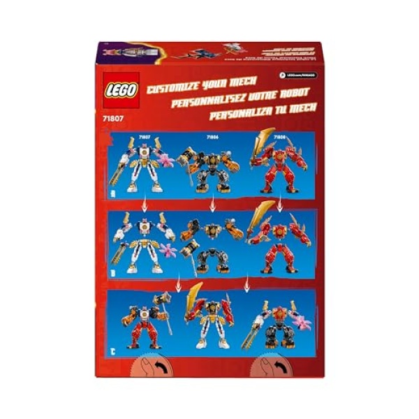 LEGO NINJAGO Sora's Elemental Tech Mech Action Figure 71807 - Image 6