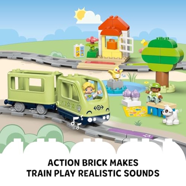 LEGO DUPLO Interactive Adventure Train Building Toy 10427 - Image 5