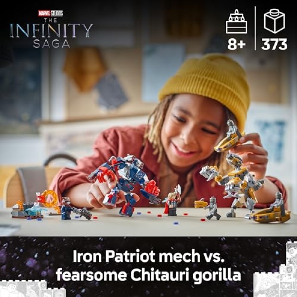 LEGO Marvel Avengers: Endgame Thor vs. Chitauri Set 76322 - Image 2