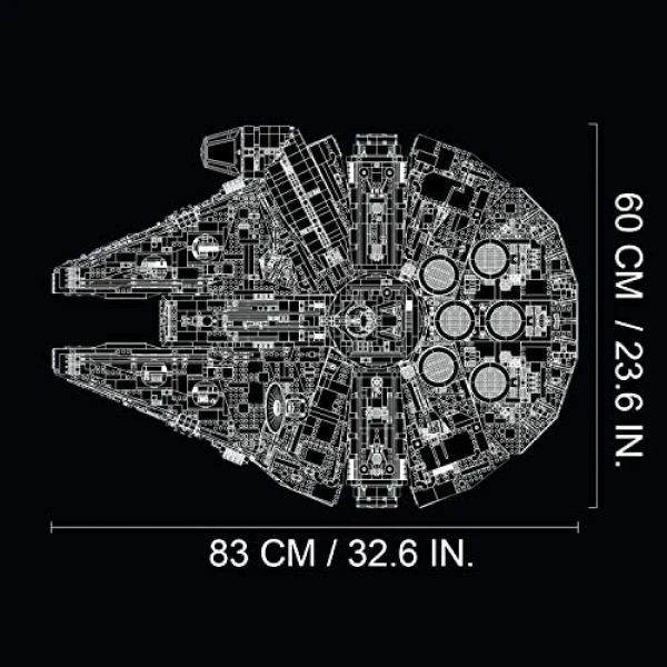 LEGO Star Wars Millennium Falcon Collector Series Set 75192 - Image 8