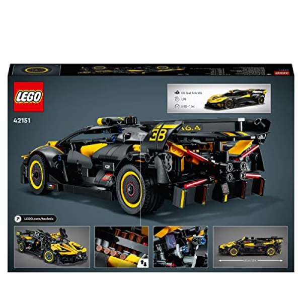 LEGO Technic Bugatti Bolide Model Car Toy Building Set 42151 - Image 7