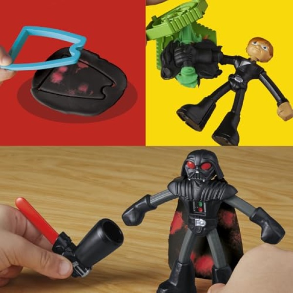 Play-Doh Star Wars Squish & Slice Lightsabers with 4 Tubs - Image 3