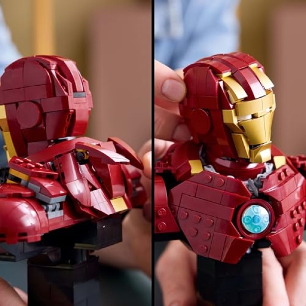 LEGO Marvel Iron Man MK4 Bust Building Set for Adults 76327 - Image 7