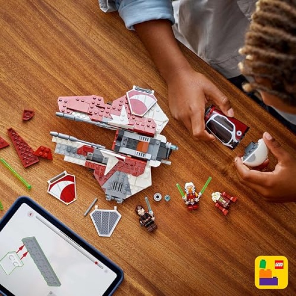 LEGO Star Wars Ahsoka's Jedi Interceptor Building Toy 75401 - Image 6