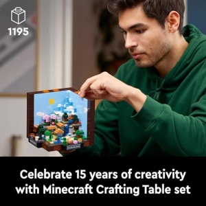 LEGO Minecraft The Crafting Table model Set for Adults 21265