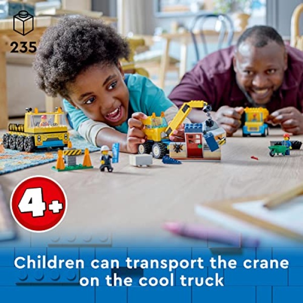 LEGO City Construction Trucks & Wrecking Ball Crane 60391 - Image 2