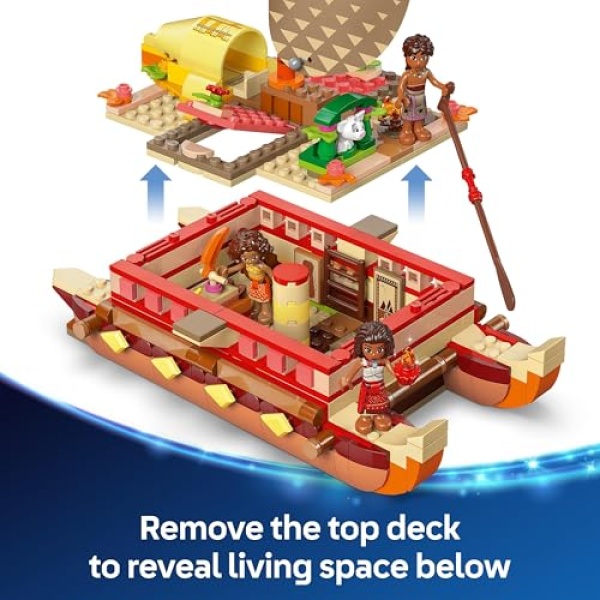 LEGO Disney Princess Moana's Adventure Canoe Set 43270 - Image 6
