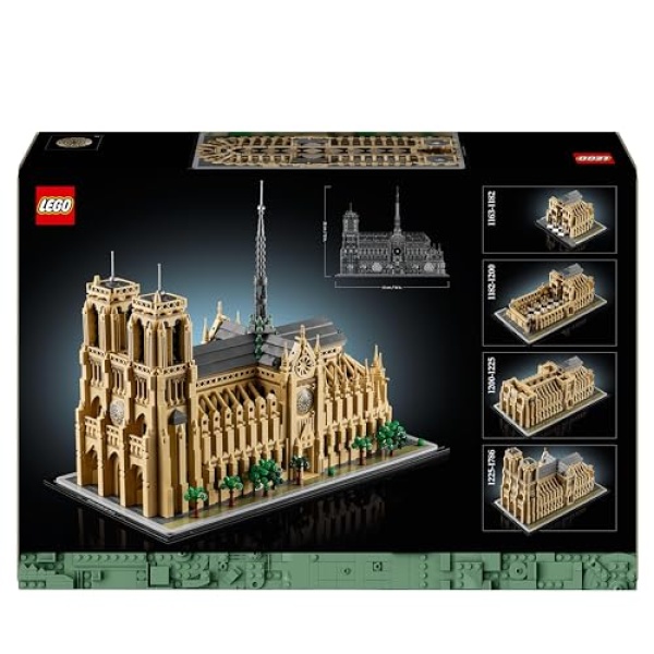 LEGO Architecture Notre-Dame de Paris Set for Adults 21061 - Image 7
