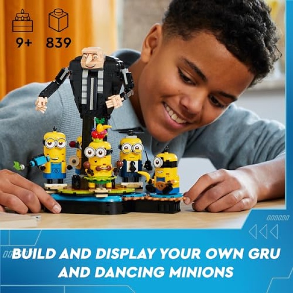 LEGO Despicable Me Brick-Built Gru and Minions Toy Set 75582 - Image 2