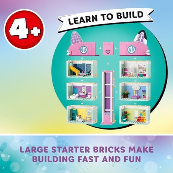 LEGO Gabby's Dollhouse Toy Playset with 4 Figures 10788 - Image 6