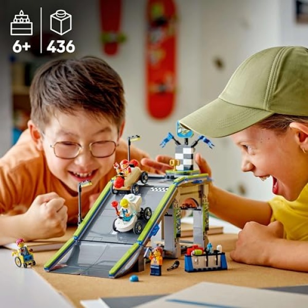 LEGO City No Limits: Race Car Ramp Track Toy Playset 60460 - Image 2