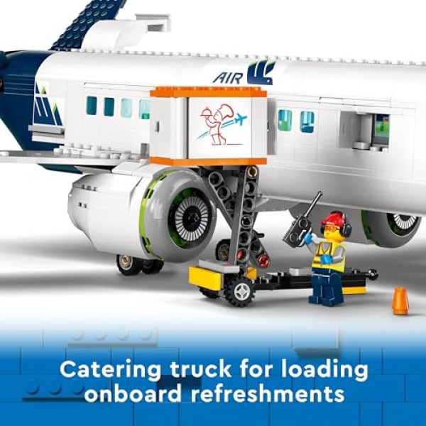 LEGO City Passenger Aeroplane Toy & 4 Airport Vehicles 60367 - Image 4