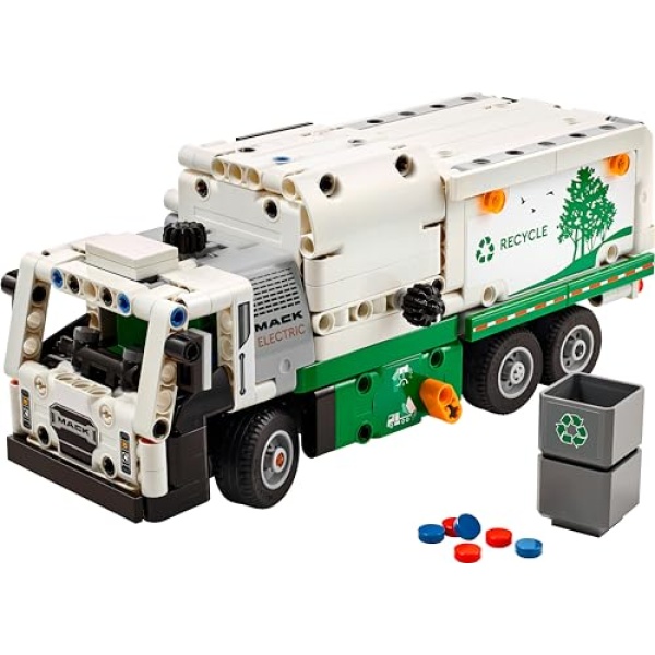 LEGO Technic Mack LR Electric Garbage Truck Toy 42167 - Image 3