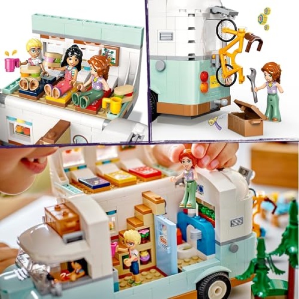 LEGO Friends Friendship Camper Van Adventure Toy Set 42663 - Image 4