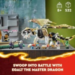 LEGO NINJAGO Egalt the Master Dragon Toy Ninja Playset 71809