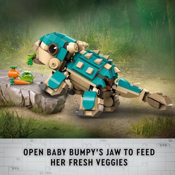 LEGO Jurassic World Baby Bumpy: Ankylosaurus Toy Set 76962 - Image 4