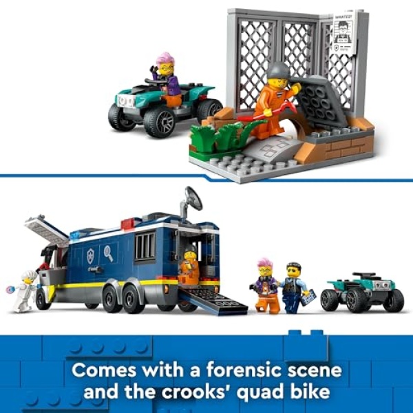 LEGO City Police Mobile Crime Lab Truck Toy Set 60418 - Image 5
