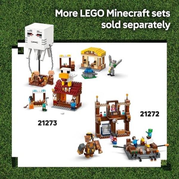 LEGO Minecraft Woodland Mansion Fighting Ring Toy Set 21272 - Image 7