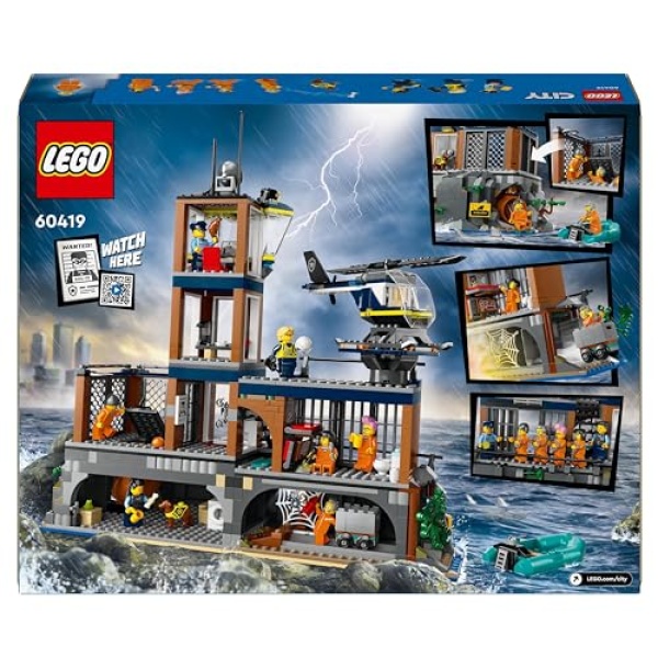 LEGO City Police Prison Island with Helicopter Toy 60419 - Image 6