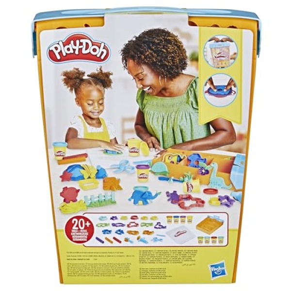 Play-Doh Rainbow Animal Storage Set with 8 Tubs - Image 8