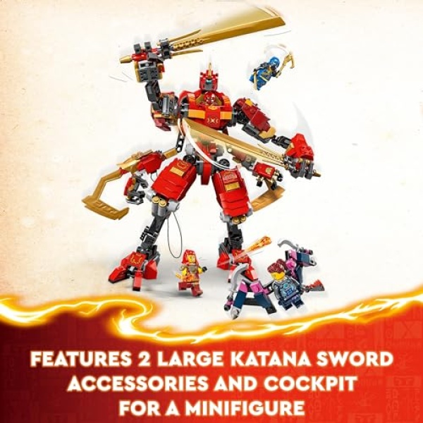 LEGO NINJAGO Kai's Ninja Climber Mech Action Figure 71812 - Image 4