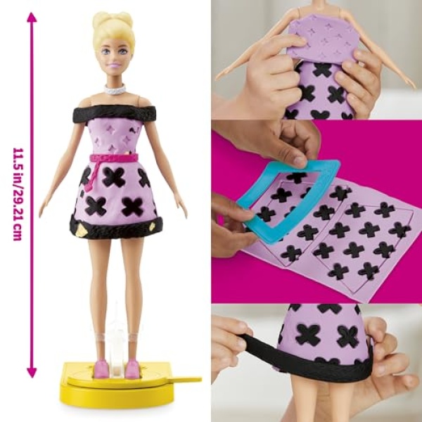 Play-Doh Barbie Designer Fashion Show Playset with 6 Tubs - Image 5