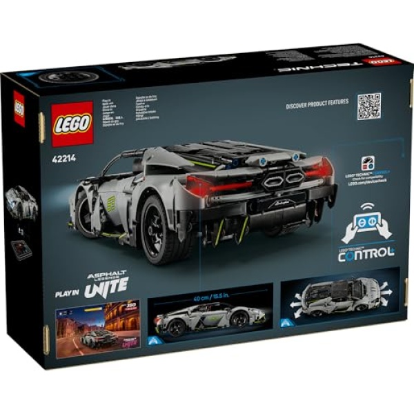 LEGO Technic Lamborghini Revuelto Super Sports Car Toy 42214 - Image 3