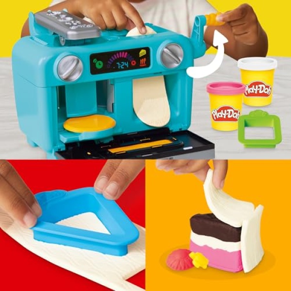 Play-Doh Super Slice Cake Playset with 11 Tubs & Accessories - Image 2