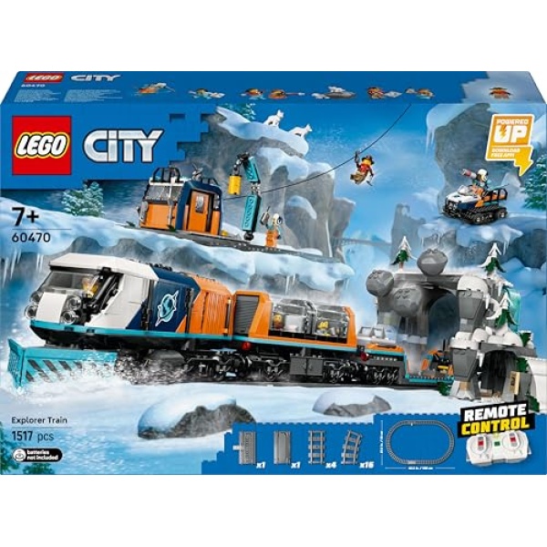 LEGO City Explorers' Arctic Polar Express Train Set 60470 - Image 8