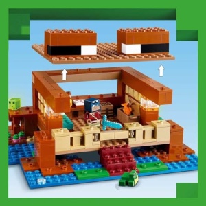 LEGO Minecraft The Frog House Toy with Animal Figures 21256