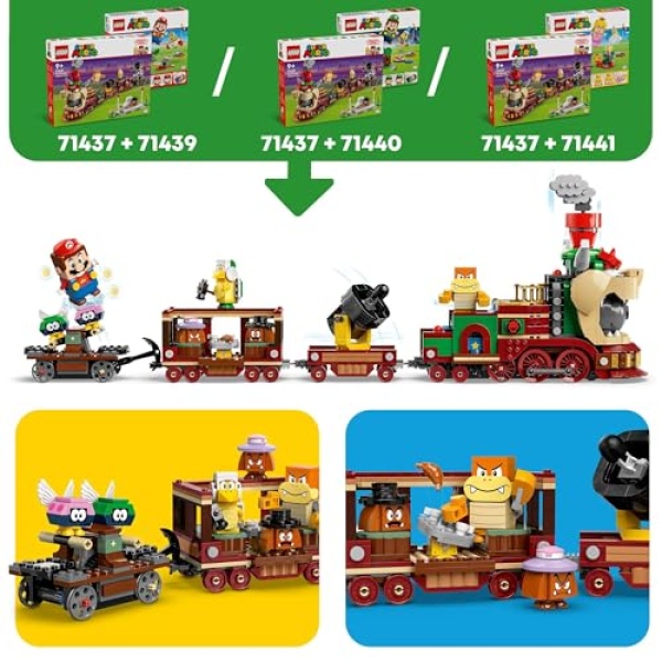 LEGO Super Mario The Bowser Express Train Playset 71437 - Image 3