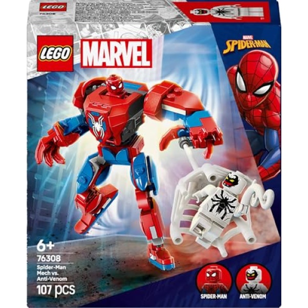 LEGO Marvel Spider-Man Mech vs. Anti-Venom Playset 76308 - Image 7