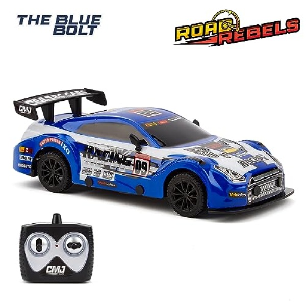 CMJ RC Cars 1:24 Scale Road Rebels - Blue - Image 6