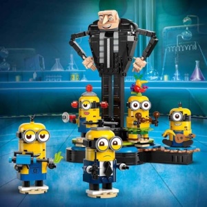 LEGO Despicable Me Brick-Built Gru and Minions Toy Set 75582