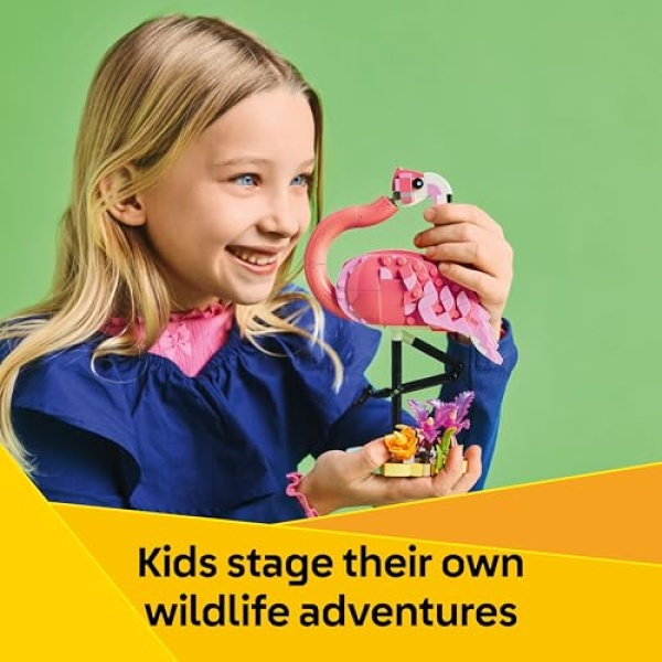 LEGO Creator 3in1 Wild Animals: Pink Flamingo Set 31170 - Image 2