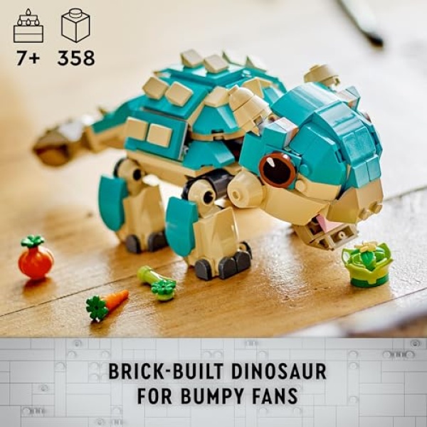 LEGO Jurassic World Baby Bumpy: Ankylosaurus Toy Set 76962 - Image 2