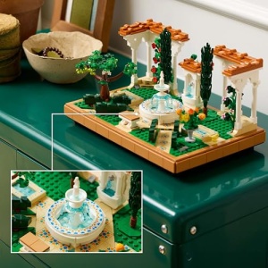 LEGO Icons Fountain Garden Home Decor Set for Adults 10359