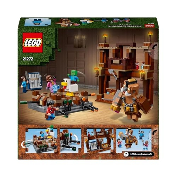 LEGO Minecraft Woodland Mansion Fighting Ring Toy Set 21272 - Image 9
