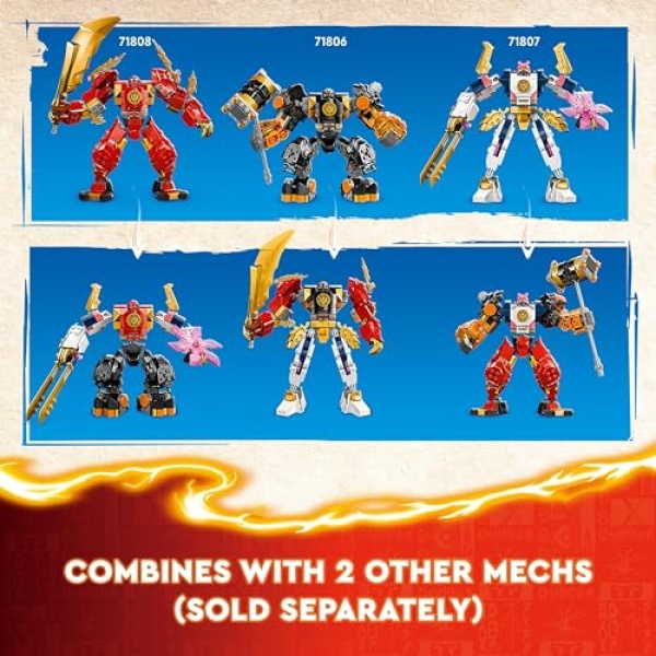LEGO NINJAGO Kai's Elemental Fire Mech Ninja Toy Set 71808 - Image 2