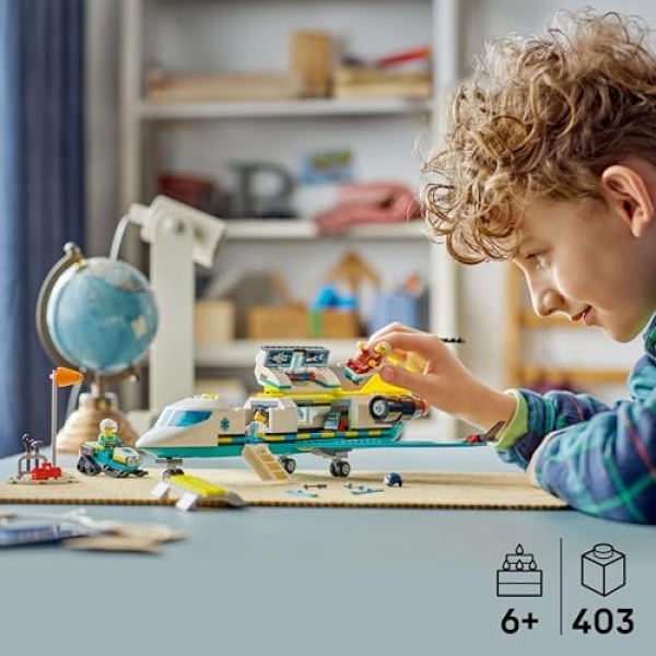 LEGO City Emergency Air Ambulance Airplane Toy Playset 60465 - Image 2