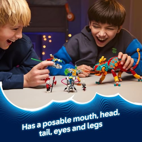 LEGO DREAMZzz 2in1 Mateo's Fire Chameleon Creative Toy 71492 - Image 3