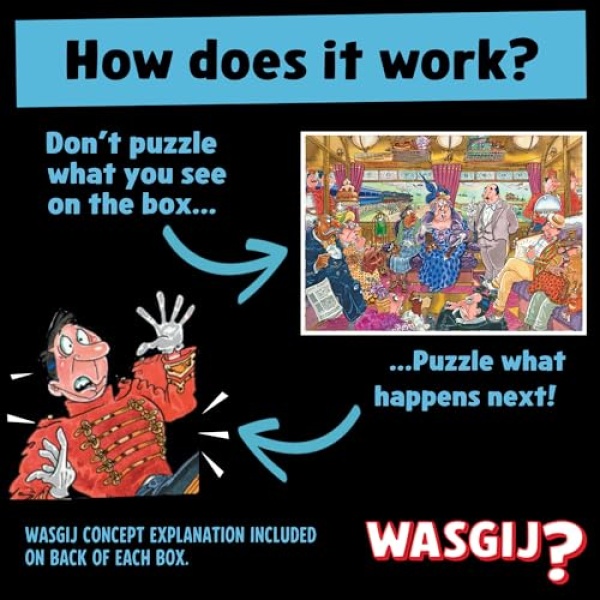 Wasgij Retro Mystery 9 Great Train Robbery Puzzle - Image 2