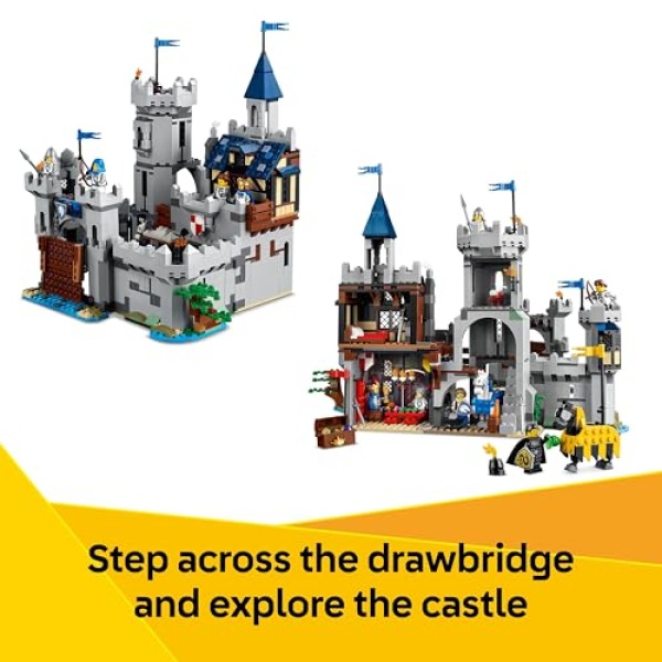 LEGO Creator 3in1 Medieval Horse Knight Castle Toy 31168 - Image 4