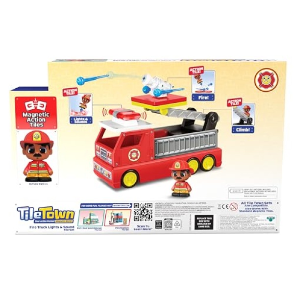 Tile Town Fire Truck Set - Image 2
