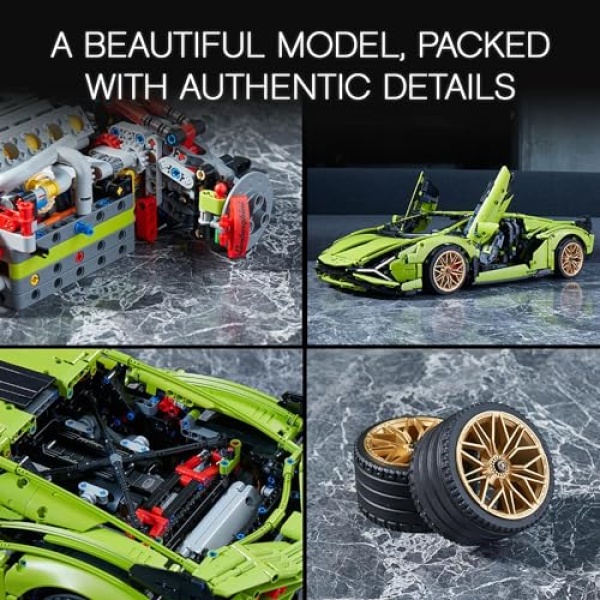 LEGO Technic Lamborghini Si?n FKP 37 Car Model Set 42115 - Image 3