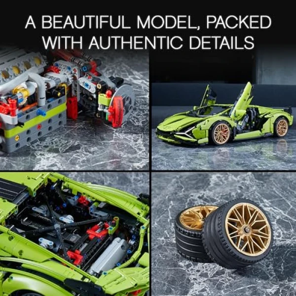 LEGO Technic Lamborghini Si?n FKP 37 Car Model Set 42115 - Image 3