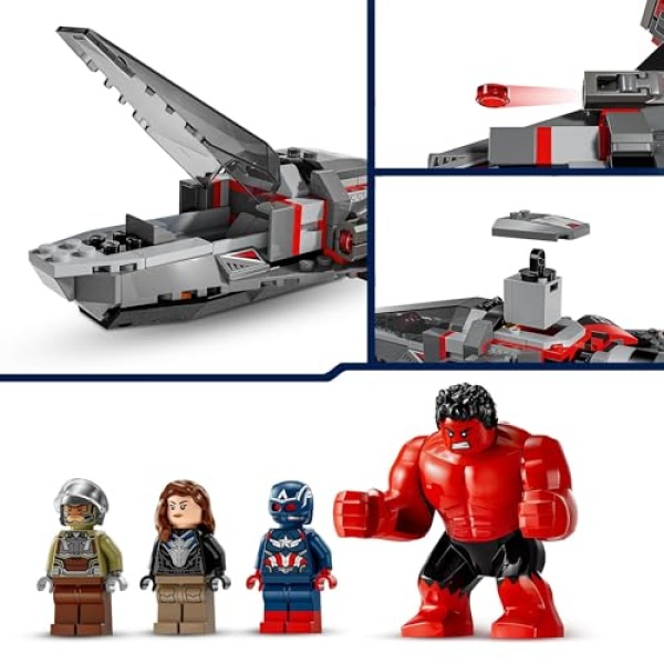 LEGO Marvel Captain America vs. Red Hulk Battle Set 76292 - Image 2