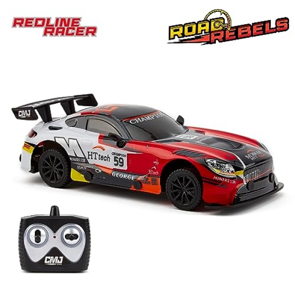 CMJ RC Cars 1:24 Scale Road Rebels - Red - Image 2
